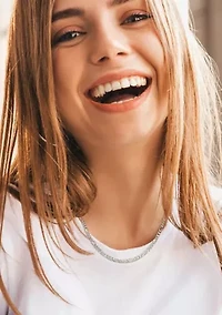 Sterling Silver 3.8mm Figaro Chain Necklace