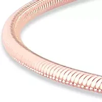 18k Rose Gold Plated Sterling Silver 1.2mm Snake Chain Bracelet