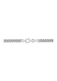 Sterling Silver 4.4mm Curb Link Chain Necklace