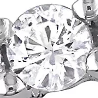 Lab Created 1/3 CT TGW White Sapphire Anniversary Band 10k Gold