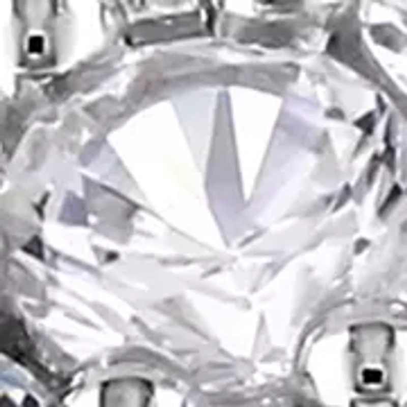 Lab Created 4.88 CT TGW White Sapphire Cluster Cocktail Ring Sterling Silver