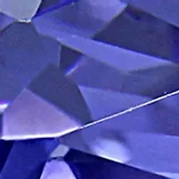 Lab Created 6 3/4 CT TGW Cushion Cut Tanzanite and White Sapphire Halo Ring Sterling Silver