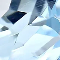 3 3/4 CT TGW Sky Blue and White Topaz Halo Split Shank Ring Sterling Silver