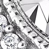 1/3 CT TW Teardrop Diamond Halo Bridal Ring Set Sterling Silver