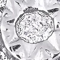 1/4 CT TW Diamond Vintage Bridal Set Sterling Silver