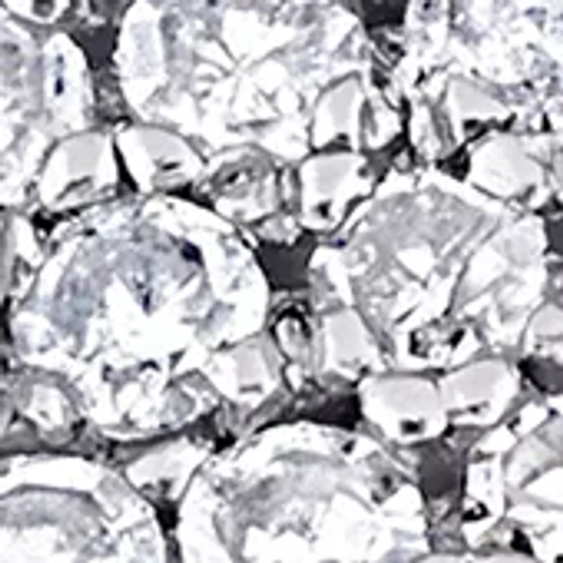 1/3 CT TDW Diamond Cluster Bridal Set Sterling Silver