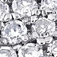 1/3 CT TDW Diamond Cluster Bridal Set Sterling Silver