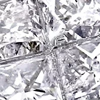 1/6 CT TW Princess Cut Diamond Quad Bridal Set Sterling Silver