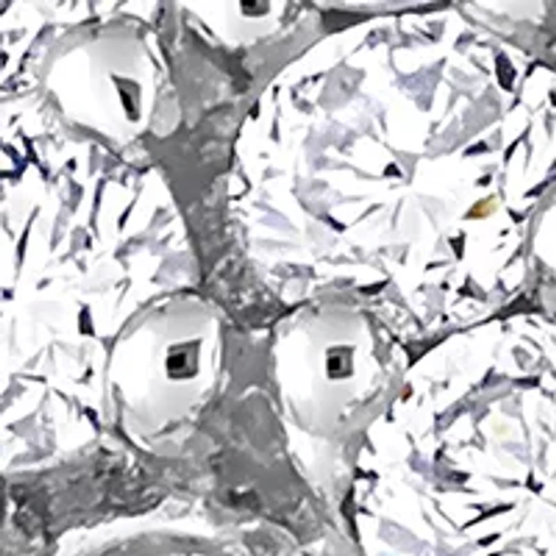 1 1/2 CT TW Oval & Round Diamond Double Halo Cluster Bridal Set 14k White Gold