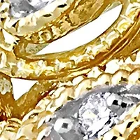 1/3 CT TDW Diamond Bridal Ring Set 10k Yellow Gold
