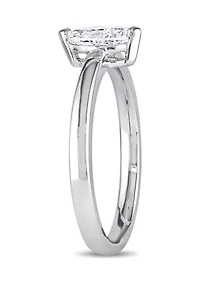 1/2 CT TW Marquise-Cut Diamond Solitaire Engagement Ring 14k White Gold