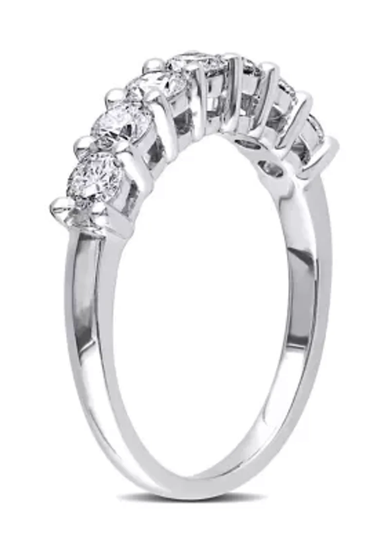 1 CT TW Diamond Anniversary Band 14k White Gold