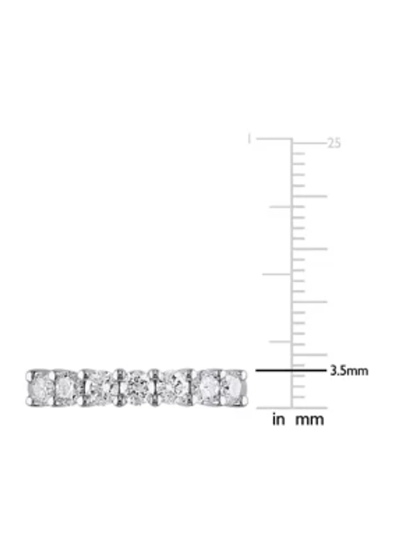 1 CT TW Diamond Anniversary Band 14k White Gold