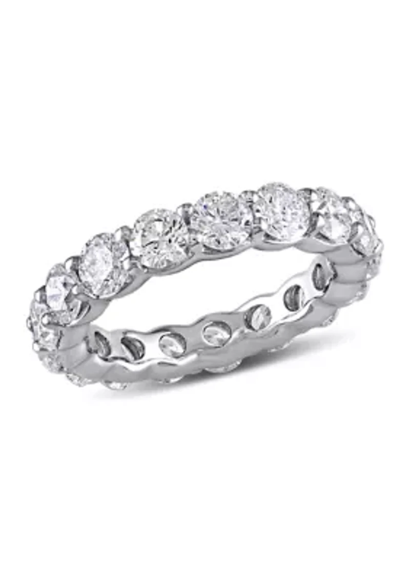 4 CT TW Diamond Eternity Ring 18k White Gold