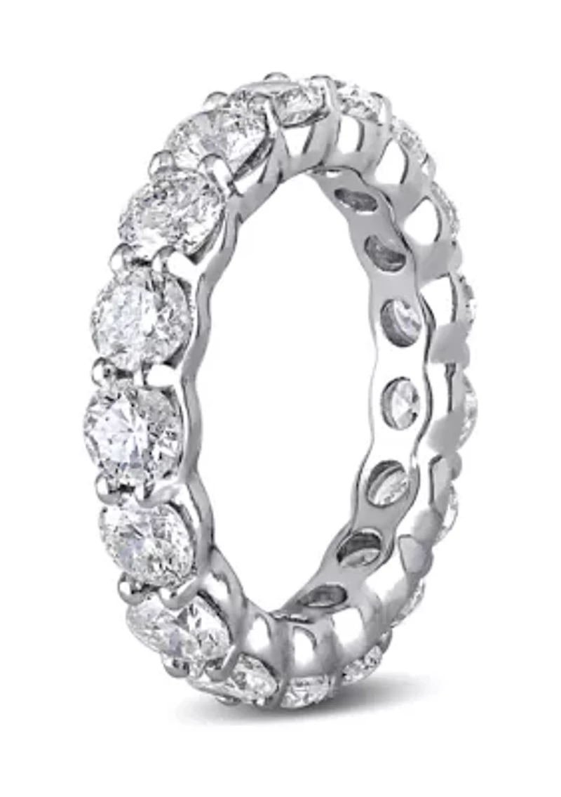 4 CT TW Diamond Eternity Ring 18k White Gold