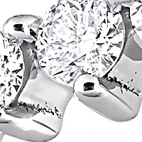 1/5 CT TDW Diamond Semi-Eternity Ring 14k White Gold