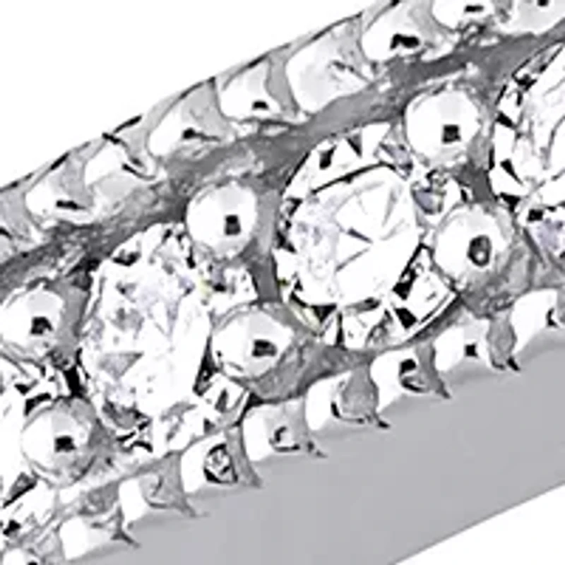 1/4 CT TW Diamond Eternity Band 14k White Gold