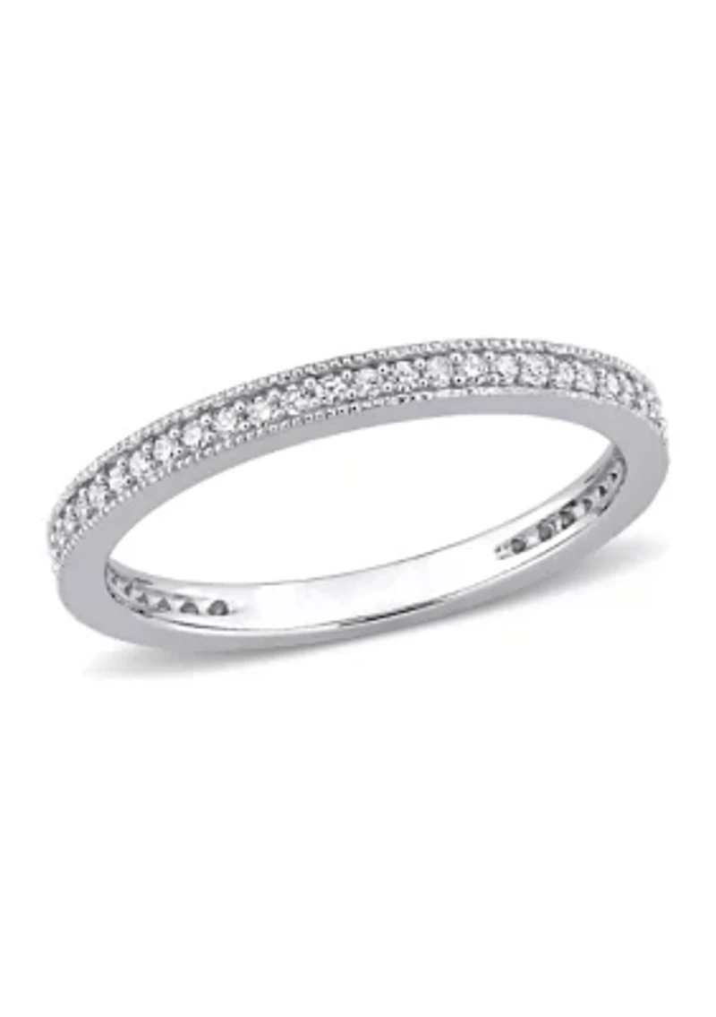 1/4 CT TW Diamond Eternity Band 14k White Gold