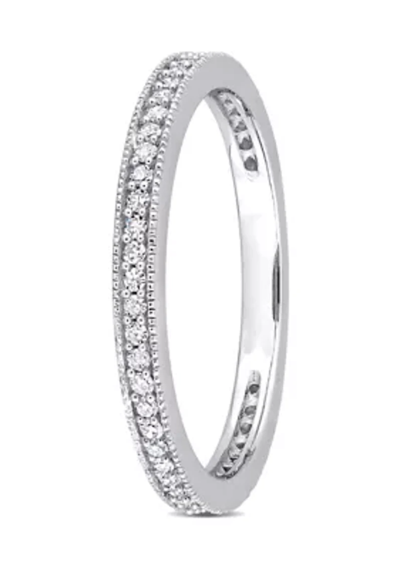 1/4 CT TW Diamond Eternity Band 14k White Gold
