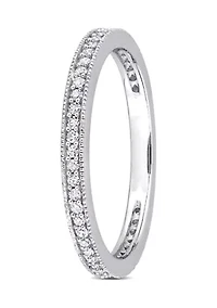 1/4 CT TW Diamond Eternity Band 14k White Gold
