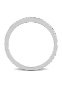 1/4 CT TW Diamond Eternity Band 14k White Gold