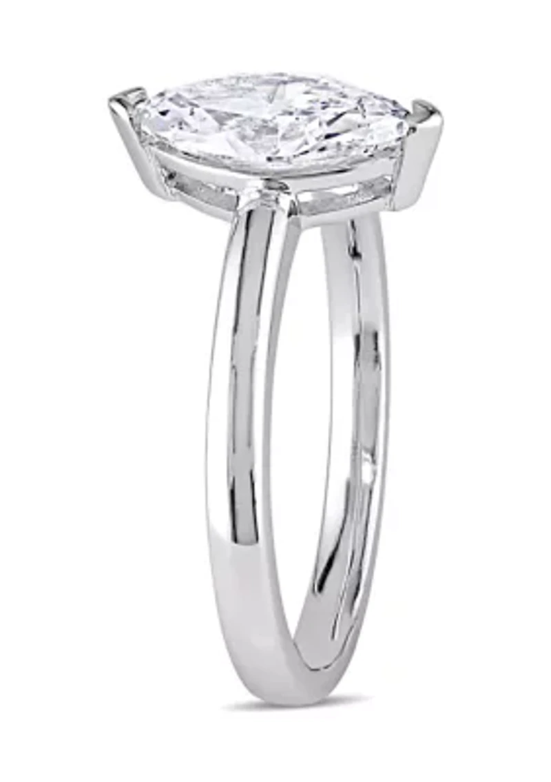 1 CT TW Marquise-Cut Diamond Solitaire Engagement Ring 14k White Gold