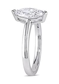 1 CT TW Marquise-Cut Diamond Solitaire Engagement Ring 14k White Gold