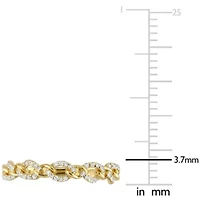 1/6 ct. t.w. Diamond Link Ring 10K Yellow Gold