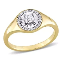 1/4 ct. t.w. Diamond Ring 10K Yellow Gold