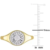 1/4 ct. t.w. Diamond Ring 10K Yellow Gold