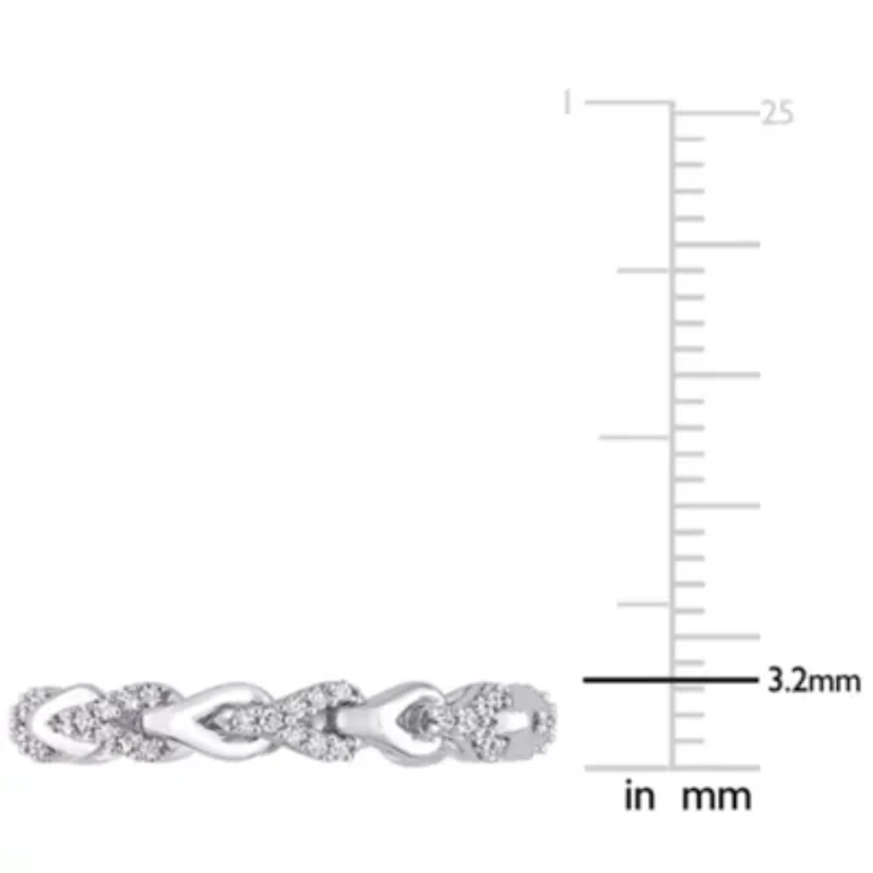 1/4 ct. t.w. Diamond Eternity Band 10K White Gold