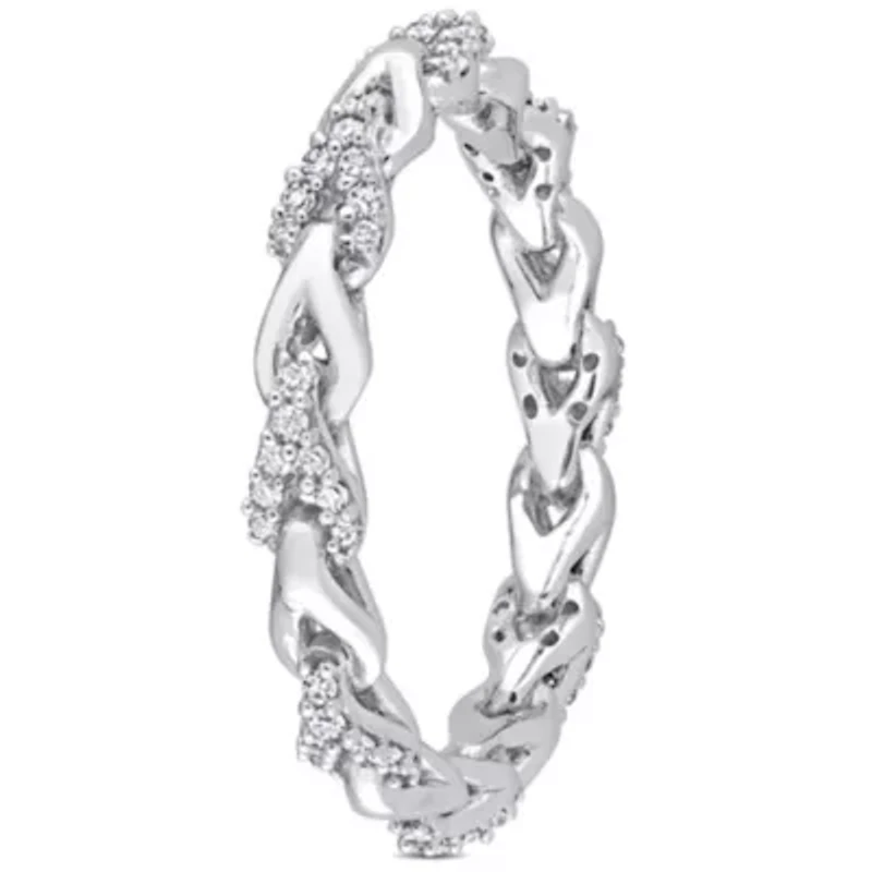1/4 ct. t.w. Diamond Eternity Band 10K White Gold