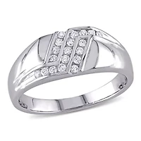 1/4 ct. t.w. Diamond Fashion Ring 10K White Gold