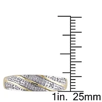 1/10 ct. t.w. Diamond Men's Wedding Ring 10K Yellow Gold
