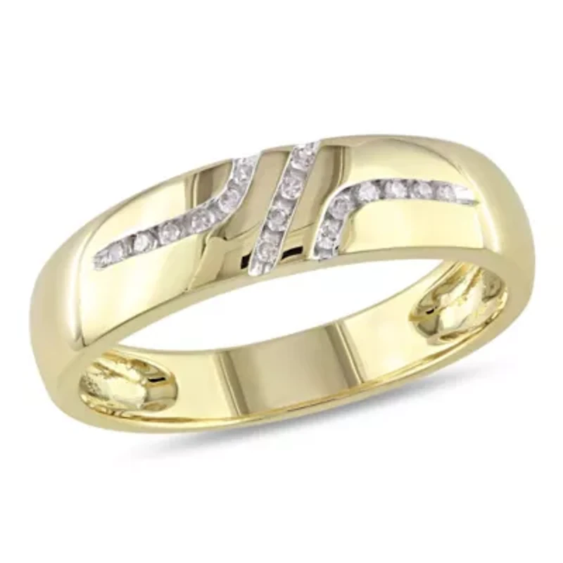 1/10 ct. t.w. Diamond Men's Ring 10K Yellow Gold