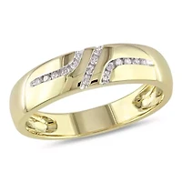 1/10 ct. t.w. Diamond Men's Ring 10K Yellow Gold