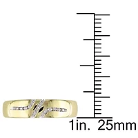 1/10 ct. t.w. Diamond Men's Ring 10K Yellow Gold