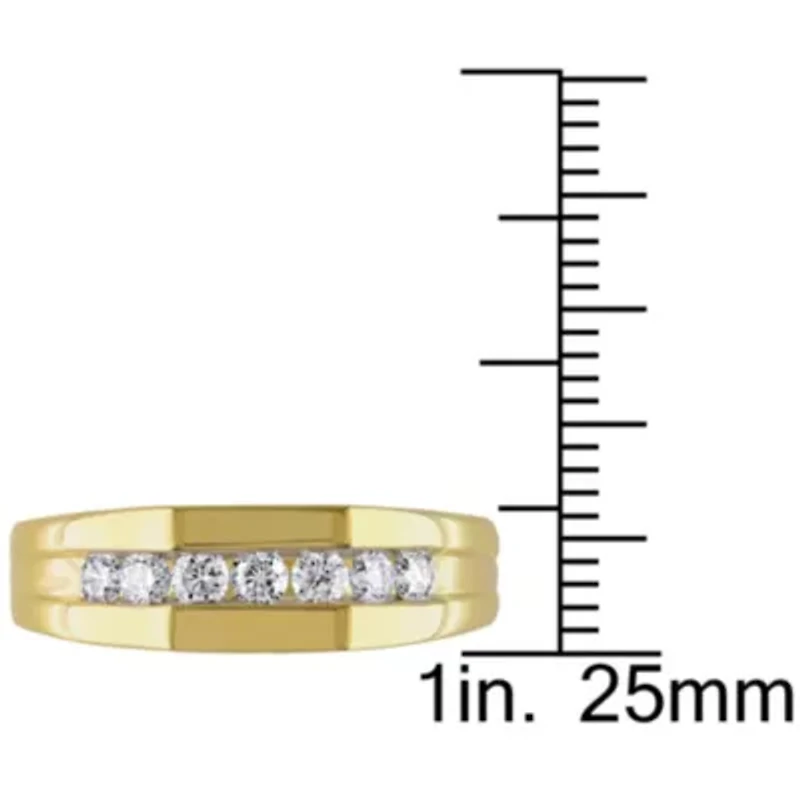 1/ ct. t.w. Diamond Men's Ring 10K Yellow Gold