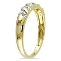 Men's Wedding Band Ring 10K Yellow Gold