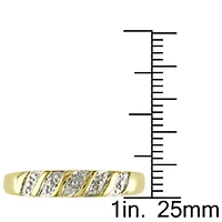 Men's Wedding Band Ring 10K Yellow Gold