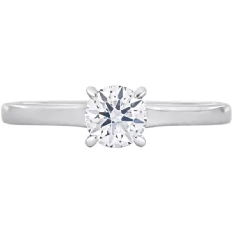 1/2 ct. t.w. Diamond Solitaire Engagement Ring Platinum