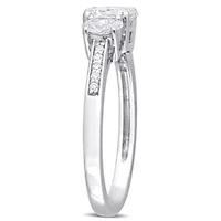 1 ct. t.w. Diamond 3-Stone Engagement Ring Platinum