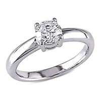 1 ct. t.w. Diamond Solitaire Engagement Ring 14K White Gold
