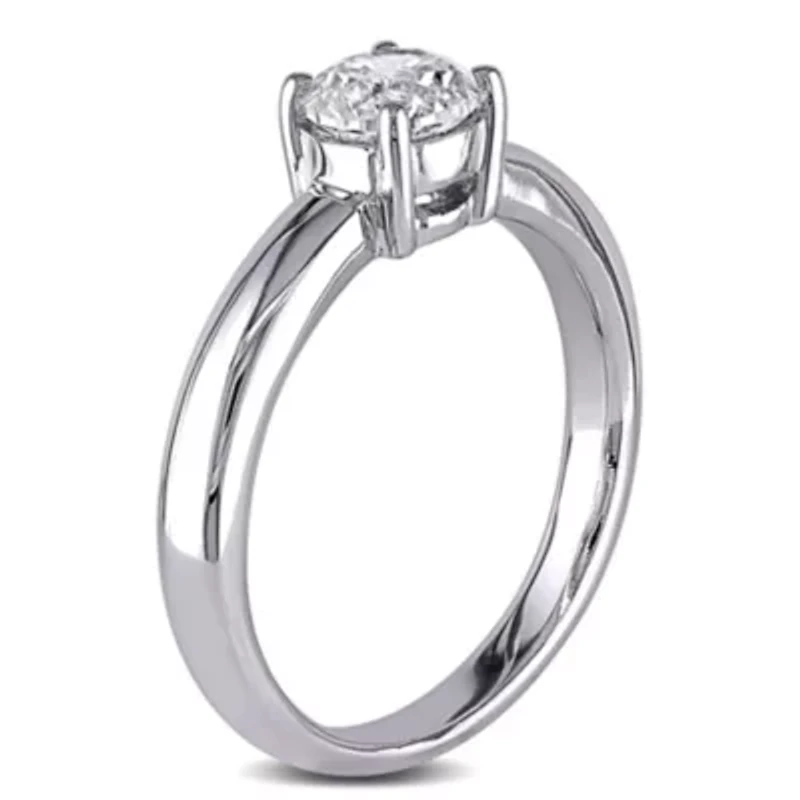 1 ct. t.w. Diamond Solitaire Engagement Ring 14K White Gold