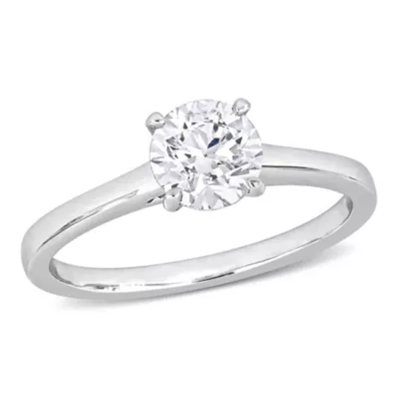 1 ct. t.w. Diamond Solitaire Engagement Ring Platinum