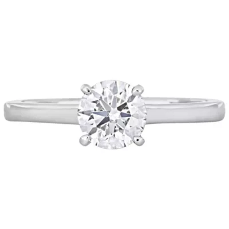 1 ct. t.w. Diamond Solitaire Engagement Ring Platinum