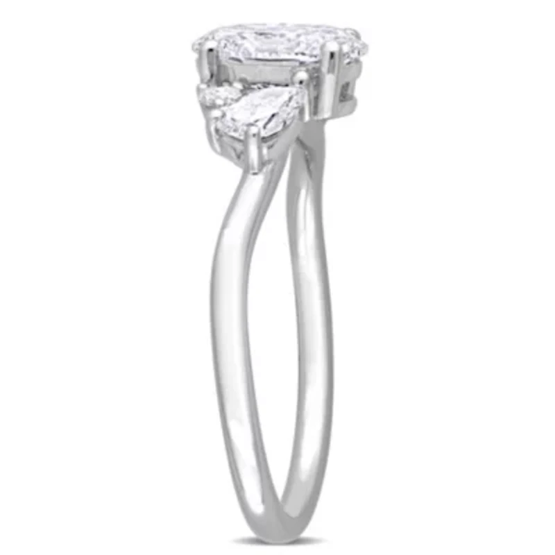 Lab Created 1.45 ct. t.w. Multi-shape Grown Diamond Engagement Ring 14K White Gold
