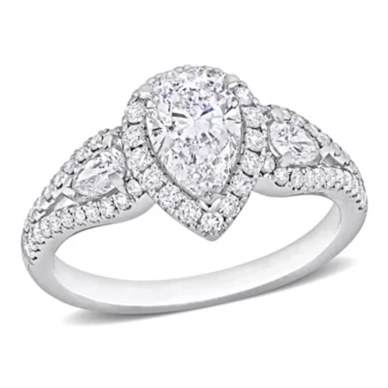 1.73 ct. t.w. Diamond Engagement Ring 14K White Gold