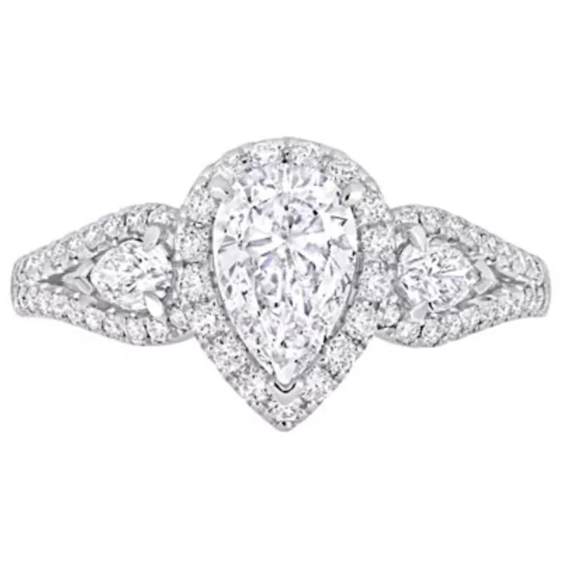 1.73 ct. t.w. Diamond Engagement Ring 14K White Gold