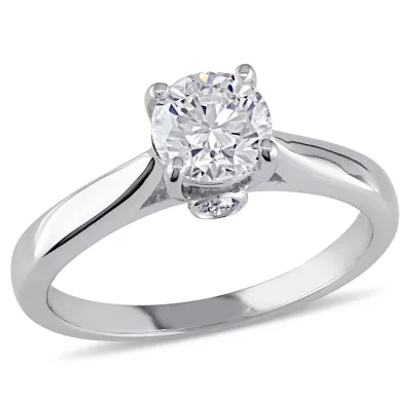 1.48 ct. t.w. Diamond Solitaire Engagement Ring Platinum